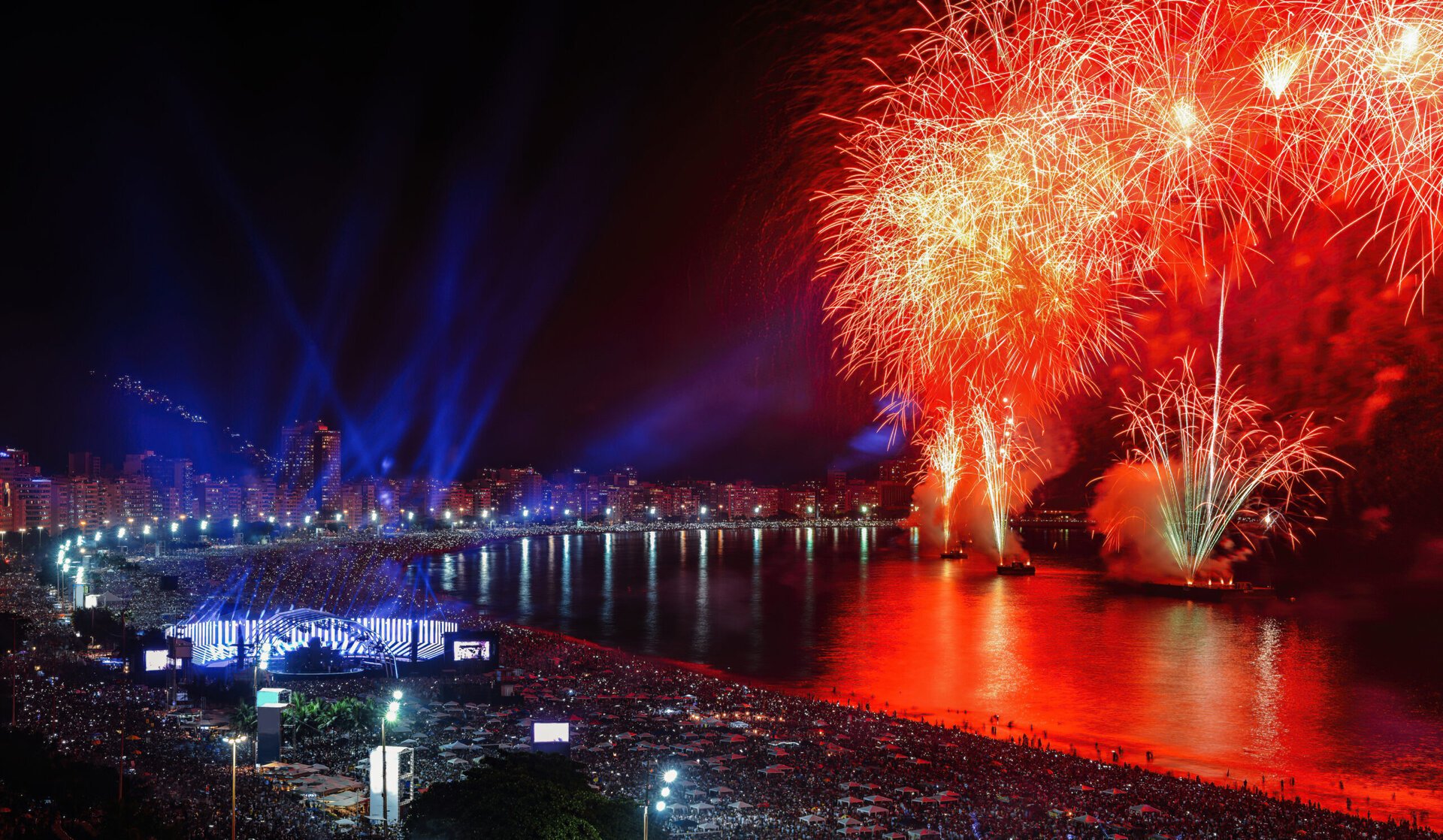 Revelionul de pe plaja Copacabana din Rio de Janeiro a stabilit un nou record mondial, fiind desemnat cea mai mare petrecere de Anul Nou din lume de către Guinness World Records, după ce circa 2,5 milioane de oameni s-au adunat pentru a marca începutul anului 2024 în inima Braziliei
