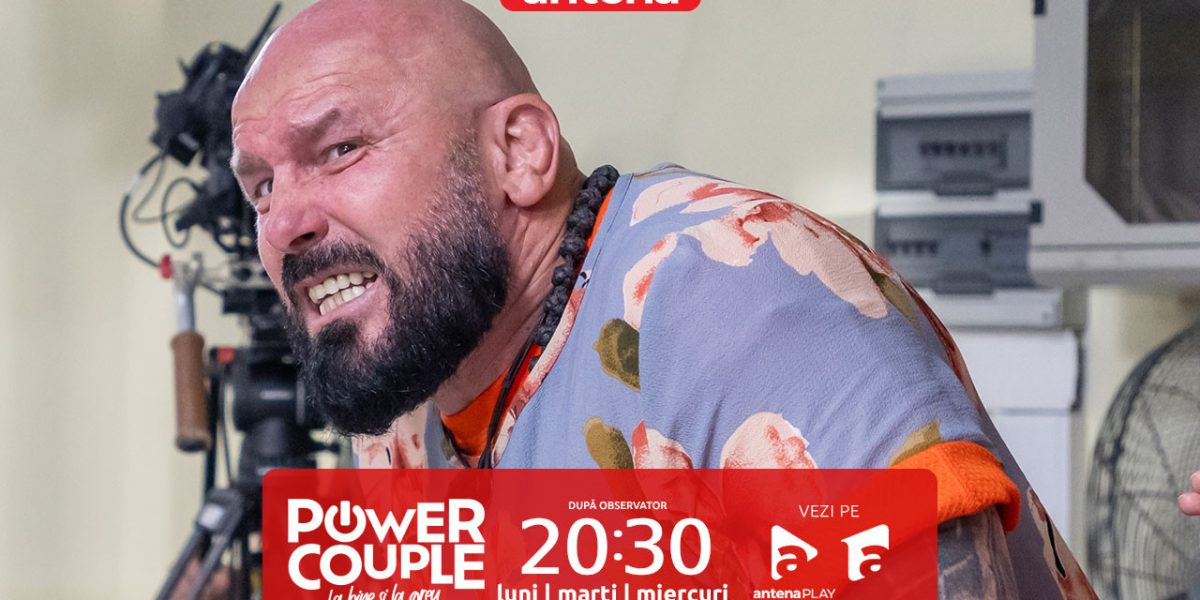 Power Couple România, 13 ianuarie 2026. Proba ”Au, mami!”. Cătălin Zmărăndescu a rupt o balustradă și s-a plimbat cu ea prin spital! | Video