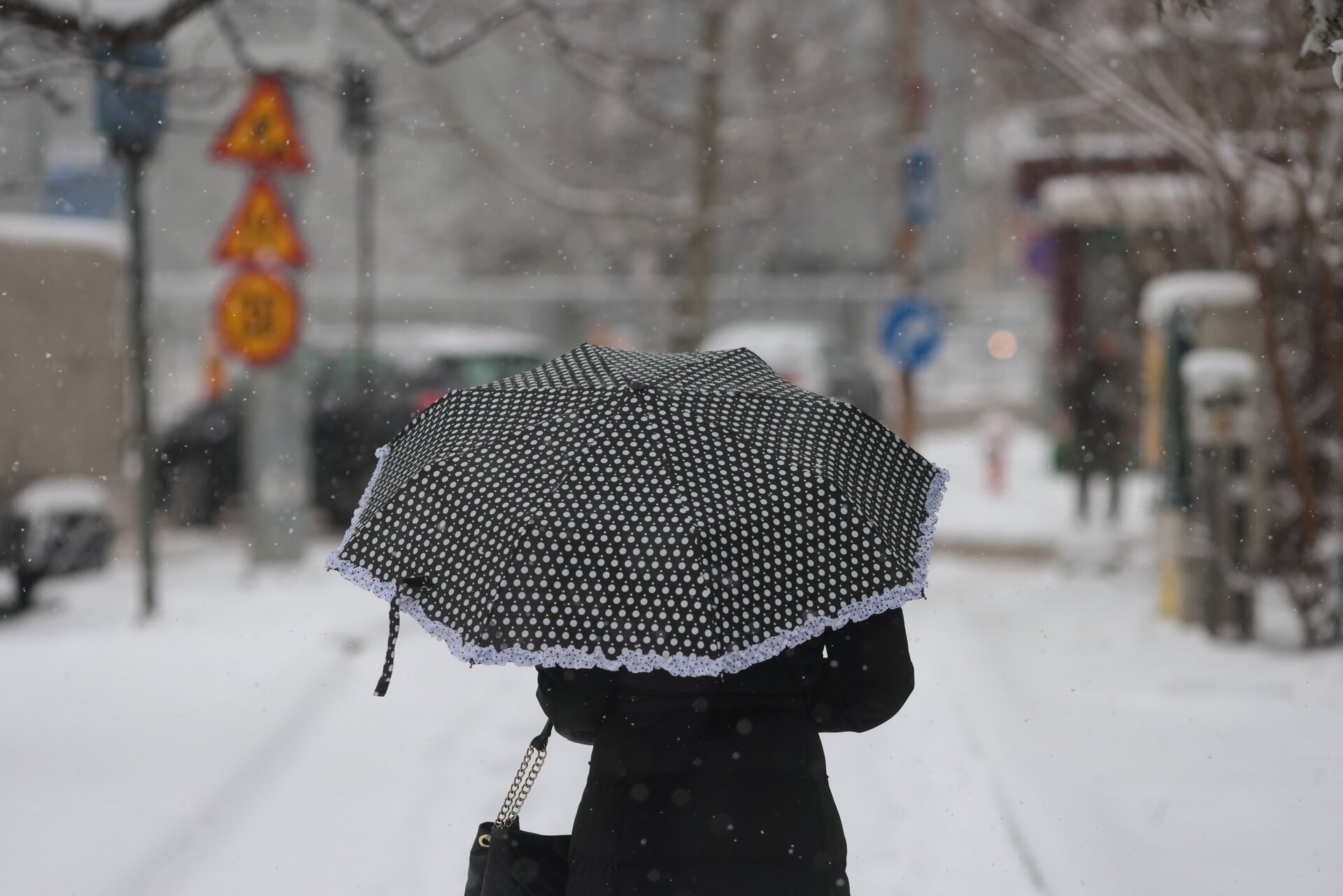 Ninsoare în București după zilele cu temperaturi ridicate
