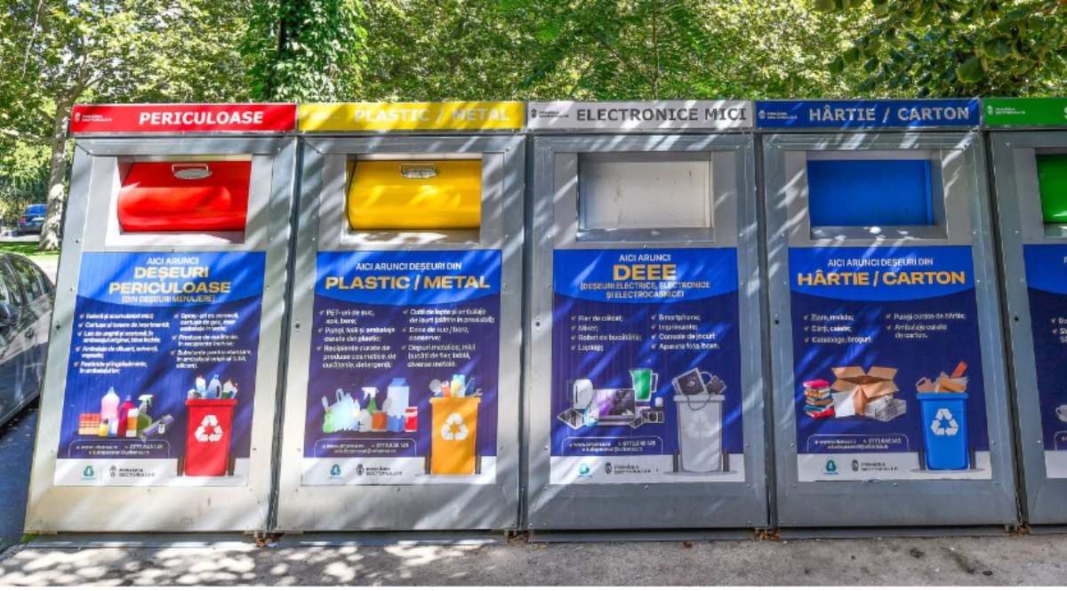 Locuri unde se pot preda gratuit deșeurile periculoase, electronice și electrocasnice în Sector 6