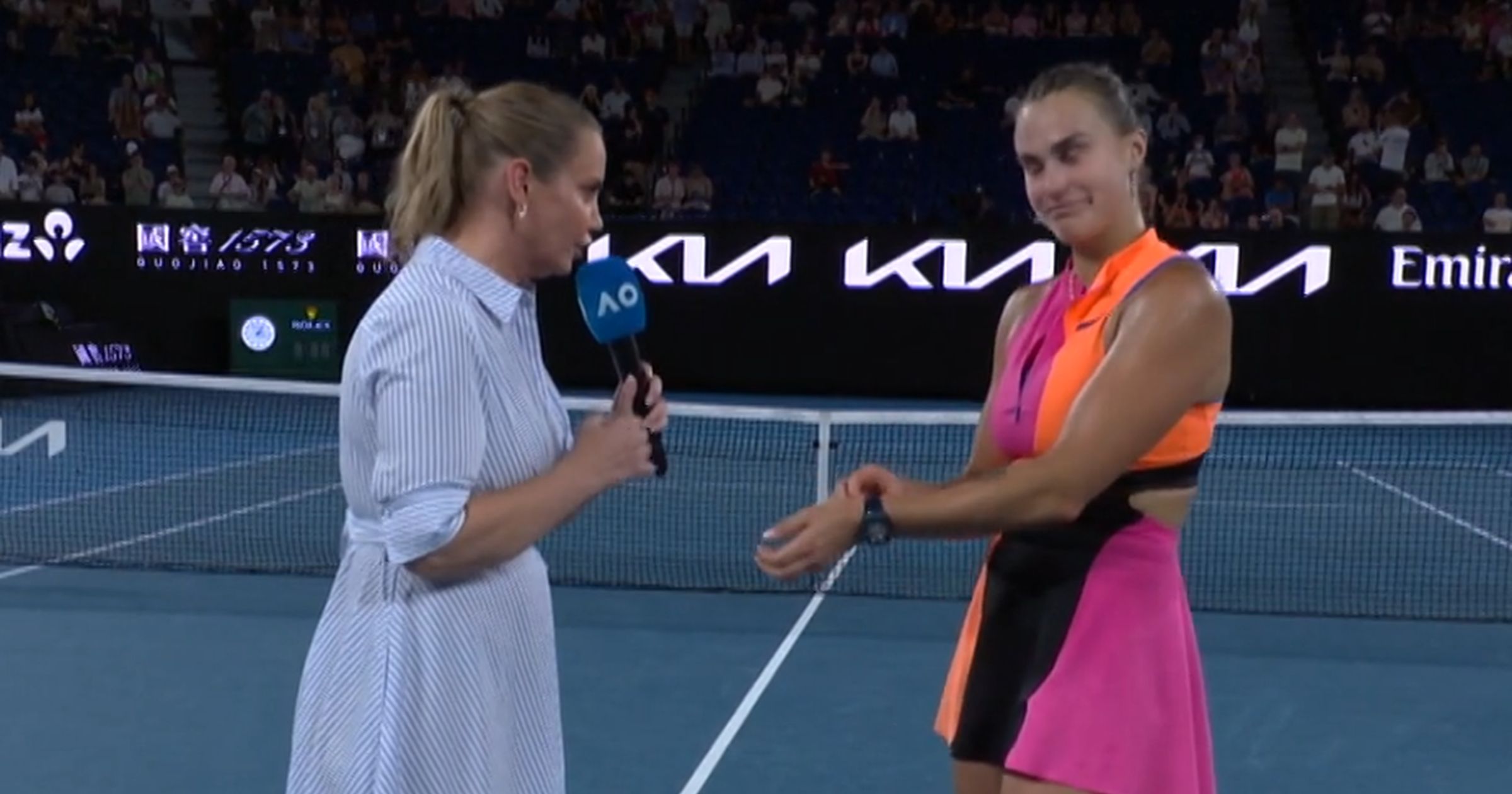 Aryna Sabalenka critică dur interdicția de la Australian Open: „Să-și reconsidere decizia!”