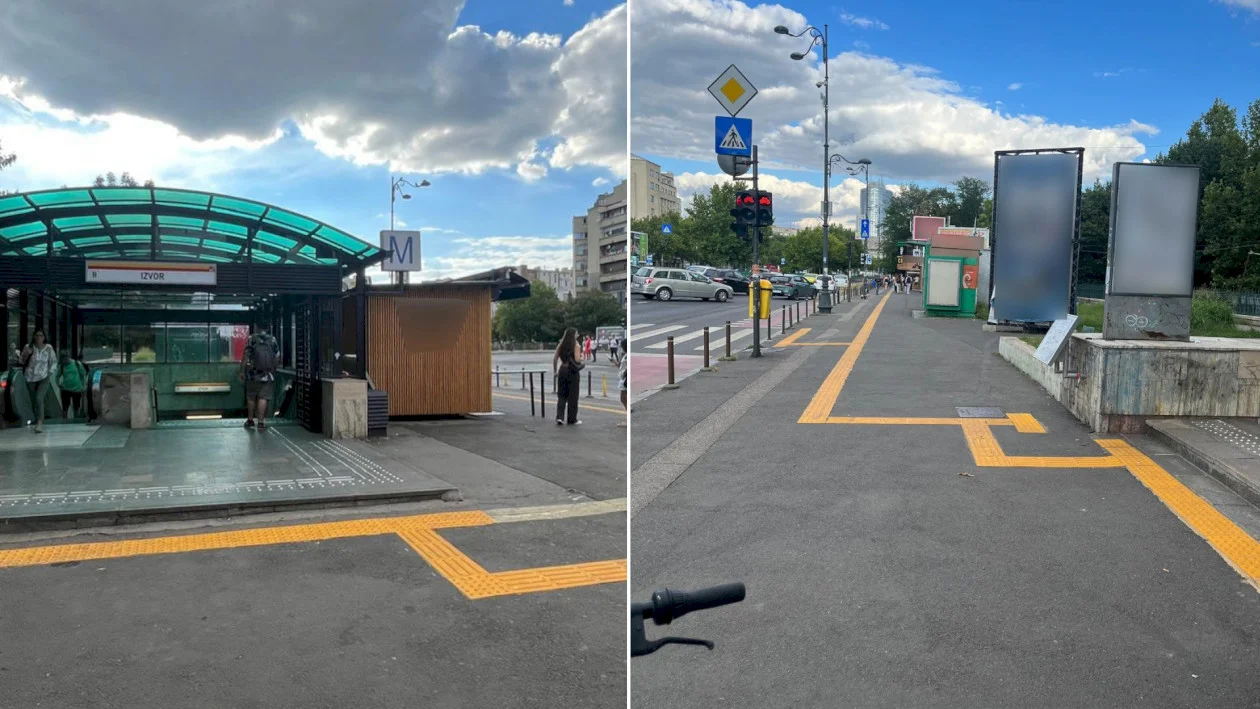 Firma de apartament pentru nevăzători, cu venituri mici, a prins un contract de 250.000 lei pentru marcaje tactile la PMB