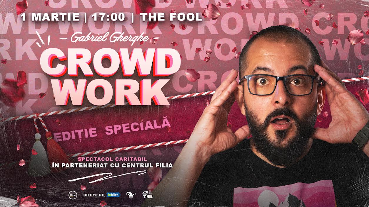 Comediantul Gabriel Gherghe anunță un eveniment special de 1 martie, menit să îmbine umorul și activismul social, într-un spectacol de stand-up organizat în parteneriat cu Centrul FILIA