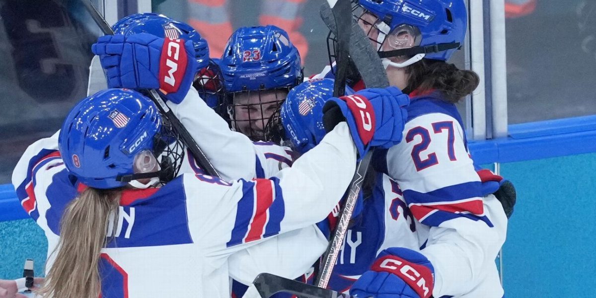 Bilka nets two, U.S. women's hockey routs Canada at Olympics