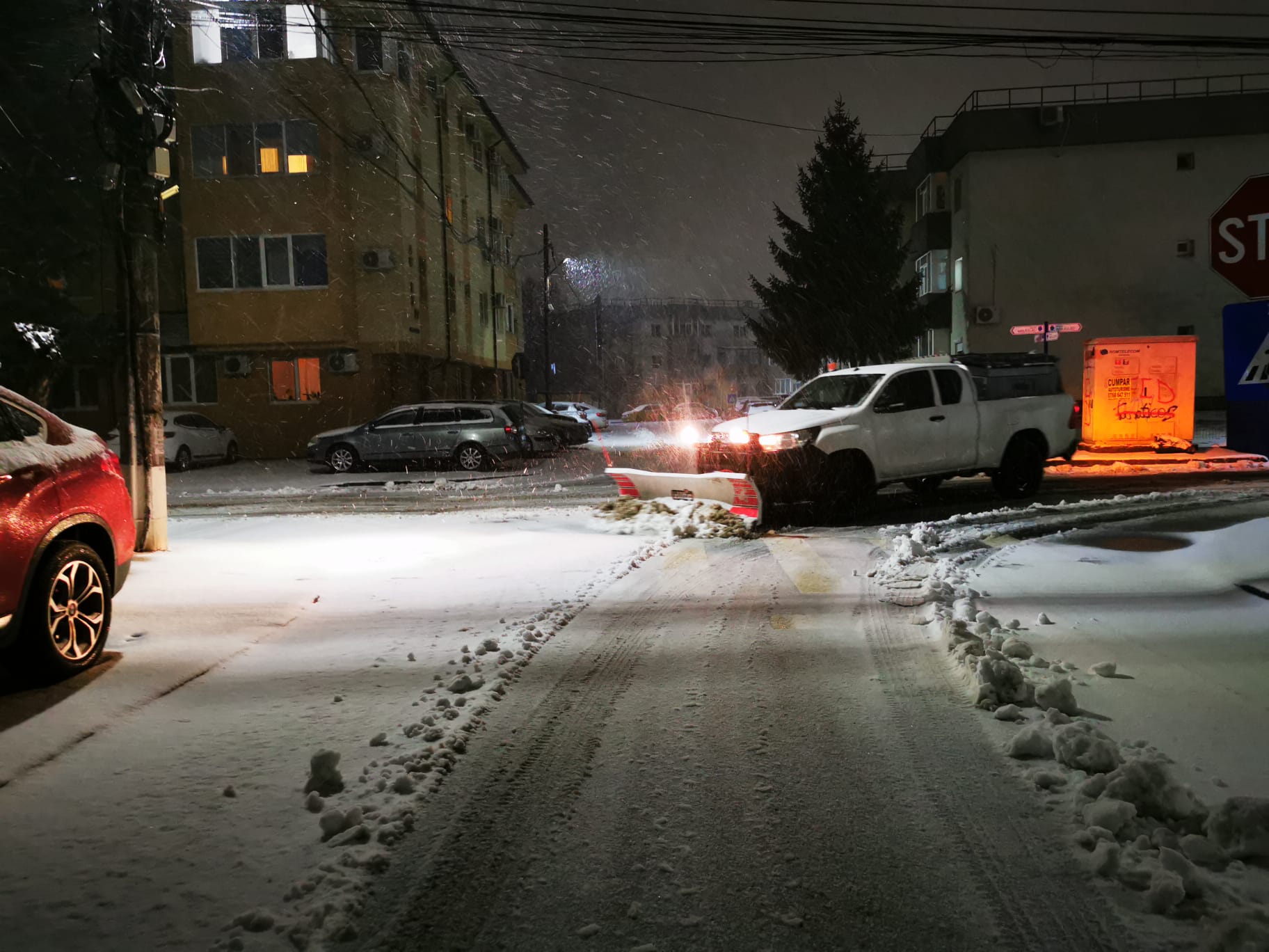 București și 12 județe, sub o mantie de zăpadă de 50 cm!