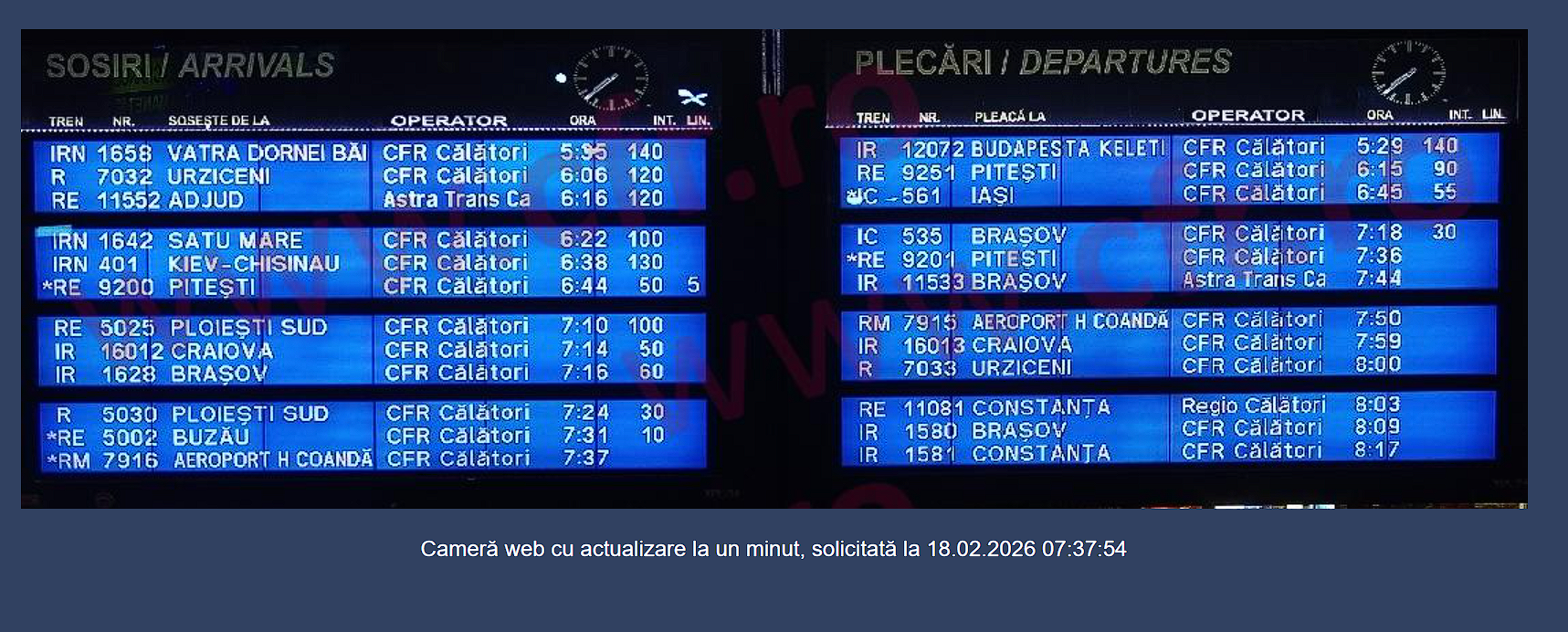 Gara de Nord a fost lovită de un blocaj feroviar major, care a dus la blocarea completă a traficului și la întârzieri semnificative pentru trenurile ce circulă spre și dinspre principalele regiuni ale țării