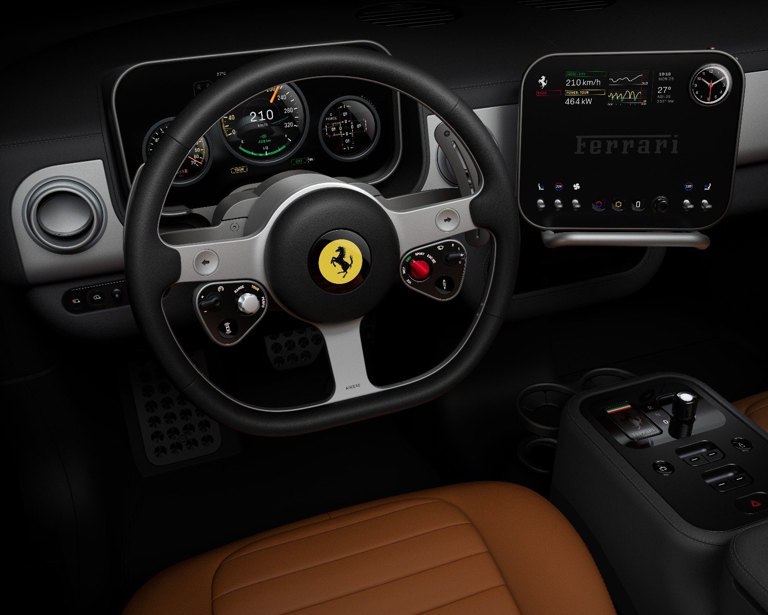 Ferrari trotă spre o nouă eră electrică: lansează modelul Luce, primul automobil complet electric al mărcii italiene Ferrari a marcat un moment semnificativ în istoria sa, dezvăluind primele imagini oficiale ale viitorului său model electric, numit Luce