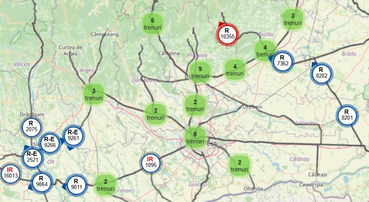 Circulația feroviară din Gara de Nord, principala poartă feroviară a Bucureștiului, a fost grav afectată miercuri, 18 februarie, din cauza condițiilor meteorologice extreme