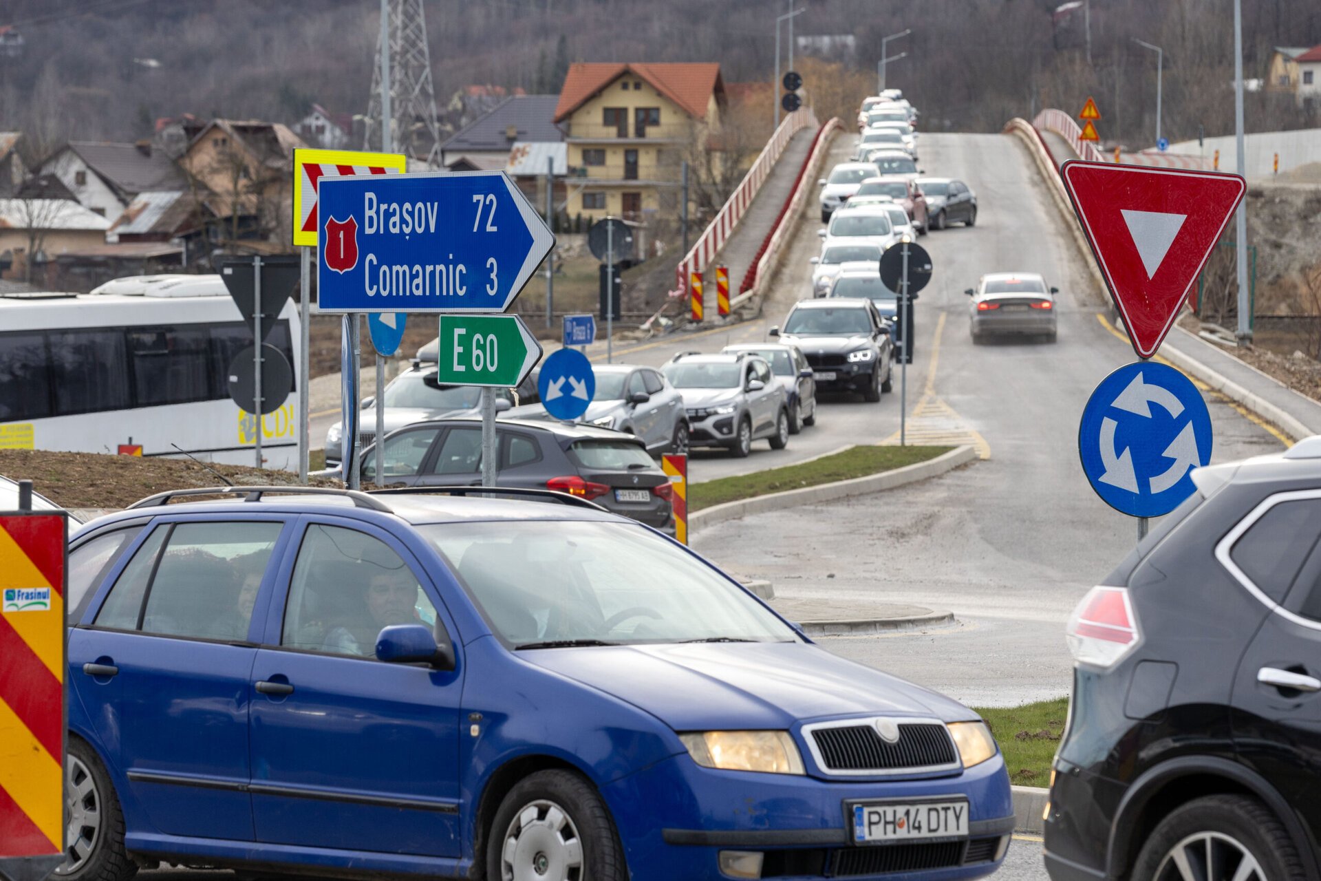 Restricții pe DN1 în Pasajul Băneasa, în 6 și 7 februarie