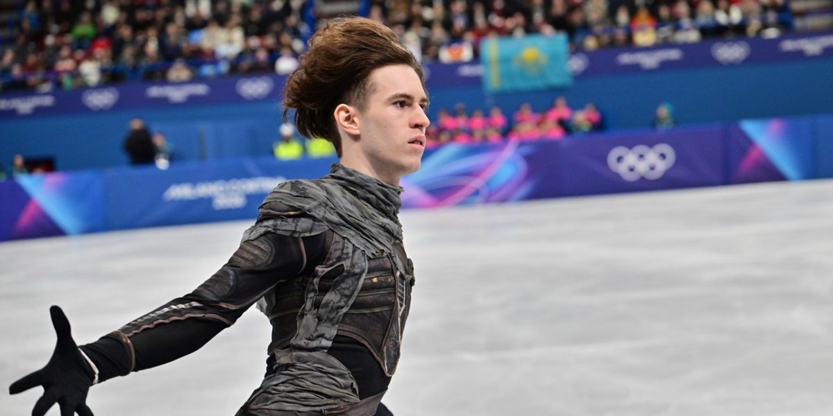 Vogue Italia highlights Mikhail Shaidorov’s Olympic costume