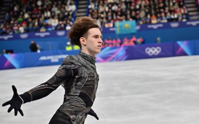 Vogue Italia highlights Mikhail Shaidorov’s Olympic costume