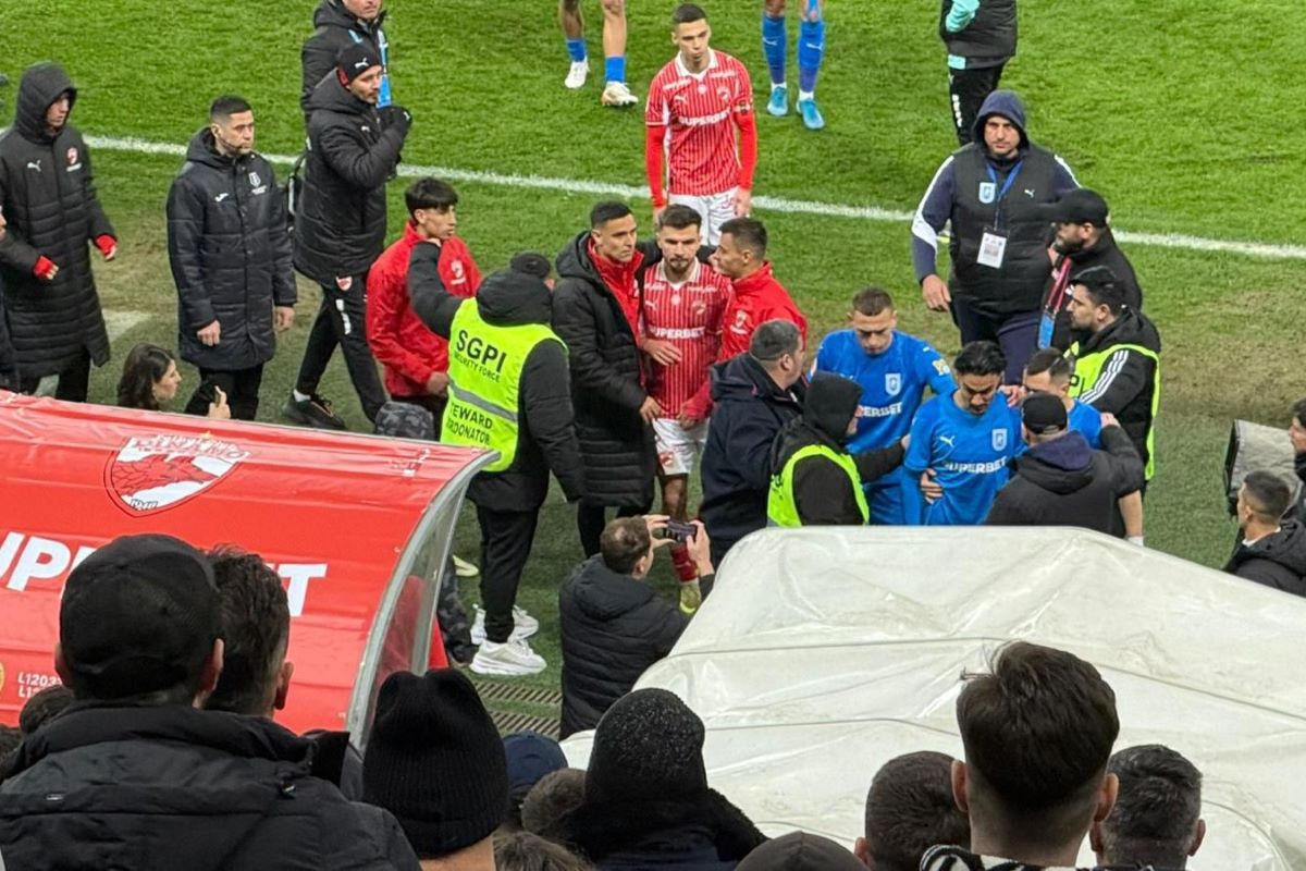 Universitatea Craiova a obținut o victorie extrem de importantă în duelul cu Dinamo București, scor 1-0, într-un meci plin de tensiune disputat pe Arena Națională