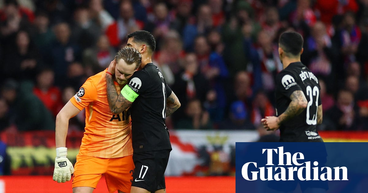 Tottenham a atins pragul aproape de cel mai jos nivel posibil după o înfrângere dezastruoasă în meciul din Liga Campionilor, pierdut 5-2 pe terenul lui Atlético Madrid