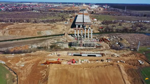 Lucrările pe lotul 1 al autostrăzii A0 Nord, între Joița și Corbeanca, sunt în proporție de 40% conform CNAIR