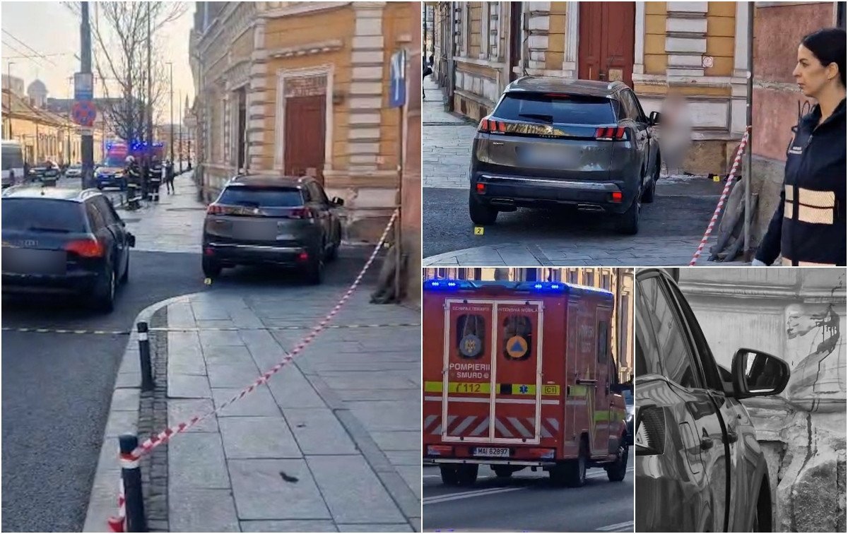 O femeie a fost victima unui grav accident rutier, petrecut pe Calea Moților din municipiul Cluj-Napoca, după ce două autoturisme s-au izbit violent, iar unul dintre acestea a ricoșat și a strivit-o pe femeie pe trotuar
