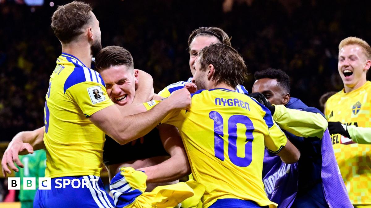 VIKTOR GYOKERES A ADUS SWEDEN-ULUI calificarea la Campionatul Mondial după o victorie dramatică în minutul 88 la Stockholm, într-un meci de baraj împotriva Poloniei