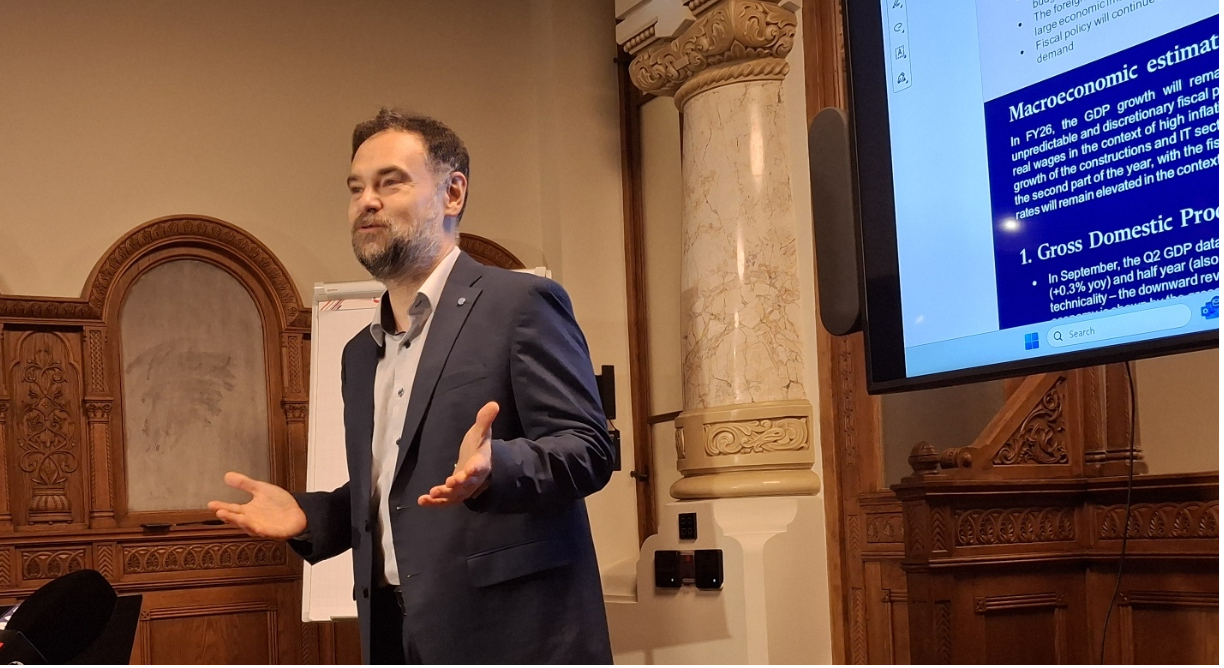 Economia României intră într-o perioadă dificilă, marcată de creșteri accelerate ale inflației și o creștere economică nesemnificativă, avertizează Adrian Codirlașu, președintele CFA România