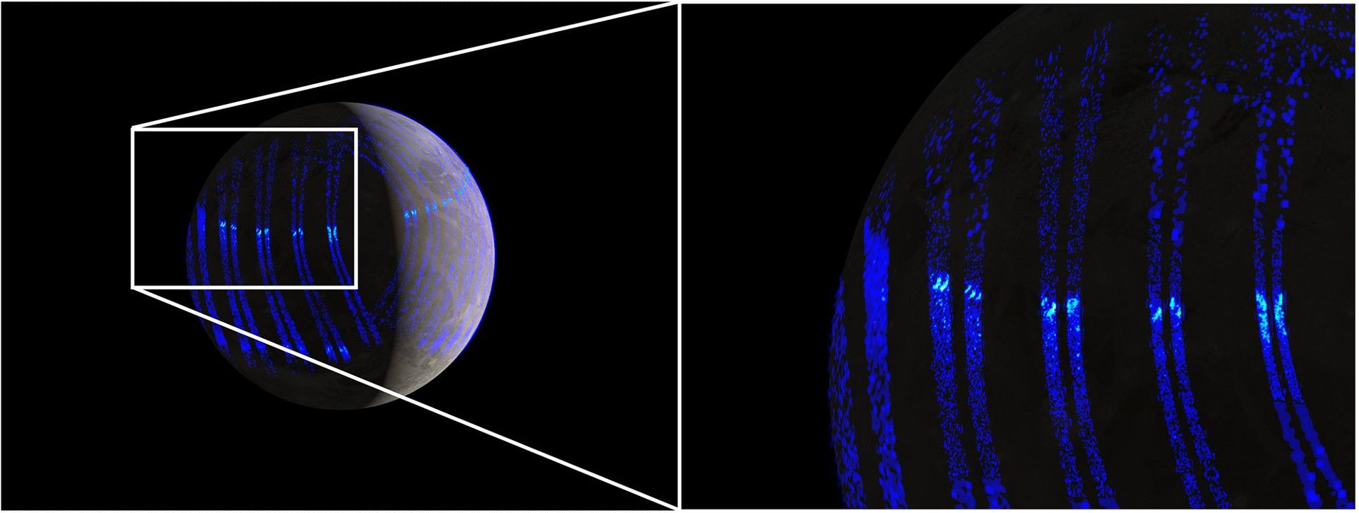Aurorele de pe Ganymede seamănă cu cele de pe Pământ, conform NASA