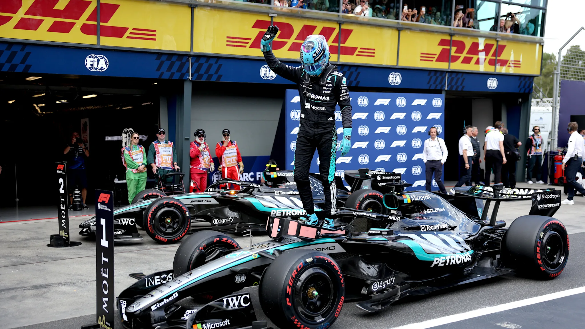 George Russell a obținut pole position pentru cursa inaugurală a sezonului 2026, în Australia, într-un weekend plin de evenimente neașteptate și evoluții spectaculoase