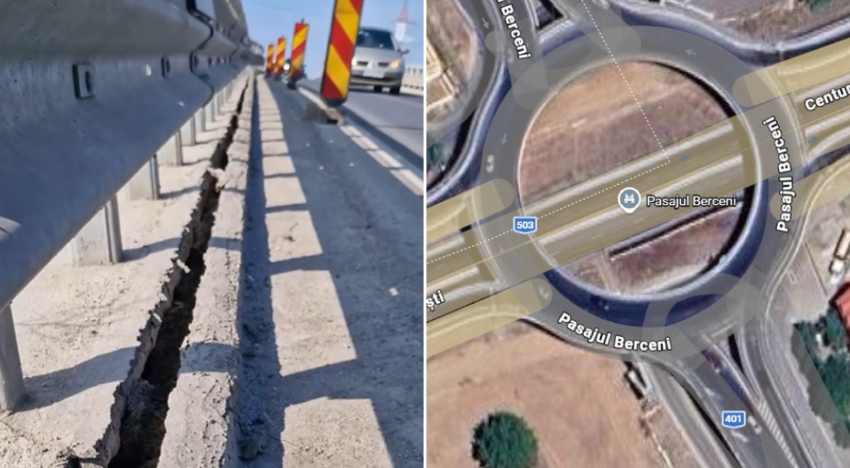 Criza infrastructurii din București continuă să dea de veste, deși perioada de garanție a pasajului peste A0, din Berceni, s-a încheiat de doar câteva luni