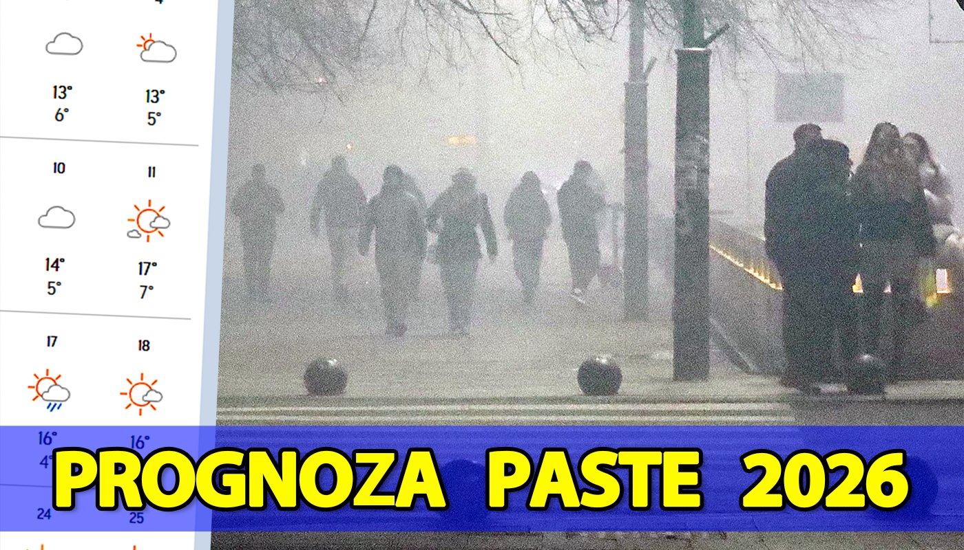 Prognoza meteo pentru Paștele 2026 în București a suferit o schimbare radicală, după ce comunicațiile meteorologice pentru această perioadă s-au actualizat recent