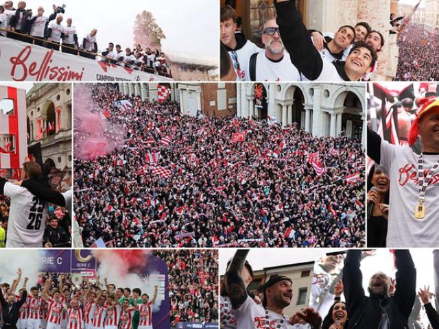 Nebunie în Italia: 30.000 de fani strânși în stradă pentru a sărbători revenirea echipei lor după 26 de ani de așteptare Într-un spectacol de emoție și speranță, orașul Bologna a fost martorul unei manifestări fără precedent