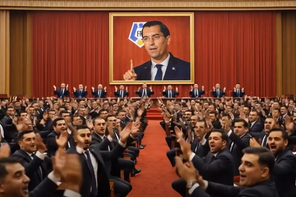 FCU Craiova ironizează alegerile din cadrul FRF printr-un videoclip realizat cu inteligență artificială FCU Craiova a punctat un nou capitol în spațiul fotbalistic românesc, postând recent un videoclip realizat cu ajutorul inteligenței artificiale (AI), menit să ironizeze alegerile de ieri de la Casa Fotbalului, când Răzvan Burleanu a fost reales pentru al patrulea mandat în fruntea Federației Române de Fotbal (FRF)