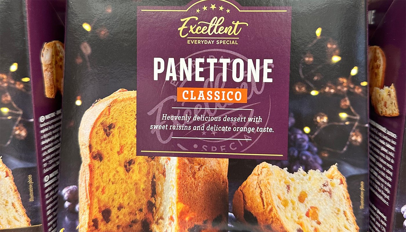 Cozonacul Panettone de la Mega Image: Ce ingrediente ascunde