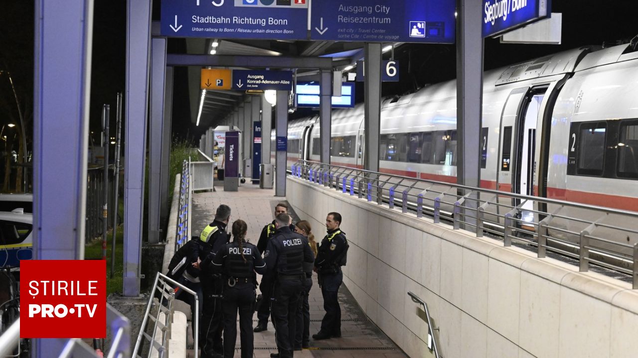 Un incident grav s-a petrecut joi seară pe o linie feroviară din vestul Germaniei, când un bărbat a detonat cel puțin două dispozitive în interiorul unui tren ce circula spre Frankfurt pe Main