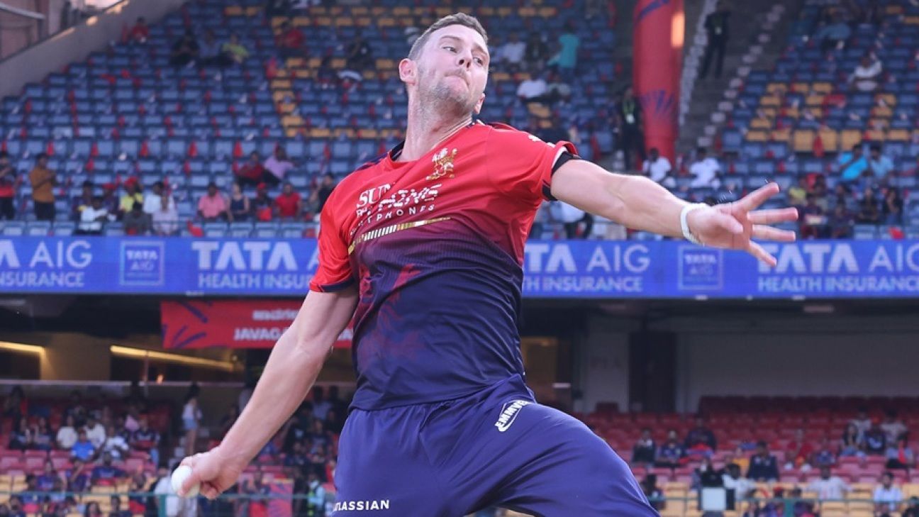 Hazlewood revine, iar Royals trimit RCB la bătut într-un meci afectat de ploaie