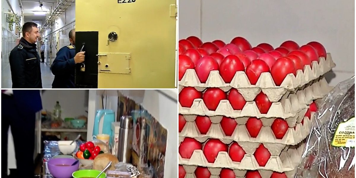 Meniu de Paște la pușcărie: Ce mănâncă deținuții cu 9 lei, în ziua de Înviere