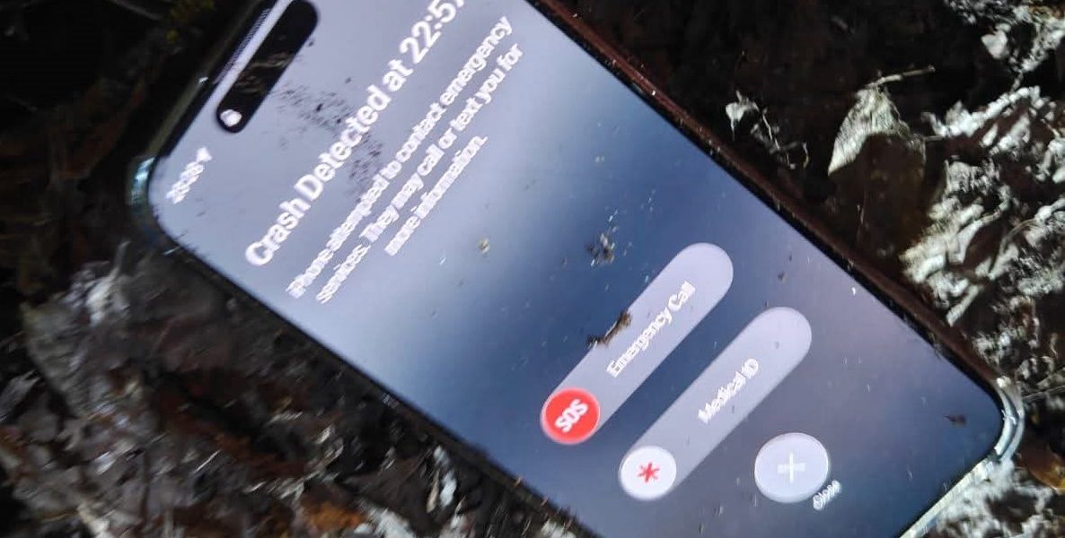 iPhone-ul a detectat impactul, dar apelul de ajutor a eșuat la Ciolpani