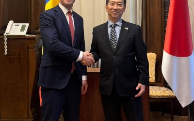 Andrei Baciu discută cu ambasadorul Japoniei despre colaborări prin întâlnire oficială