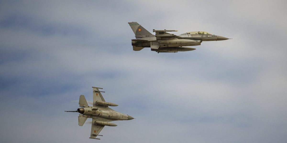 Alertă aeriană la Tulcea: Avioane F-16 ridicate după atacuri cu drone