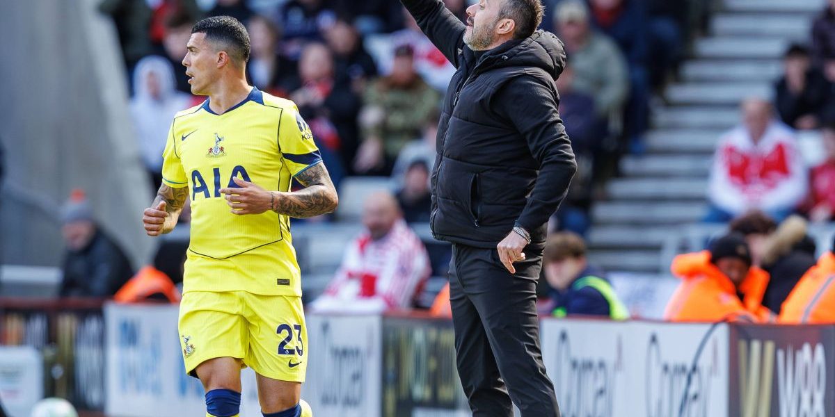 Prăbușirea lui Tottenham, continuă. Decizia lui De Zerbi pentru Drăgușin