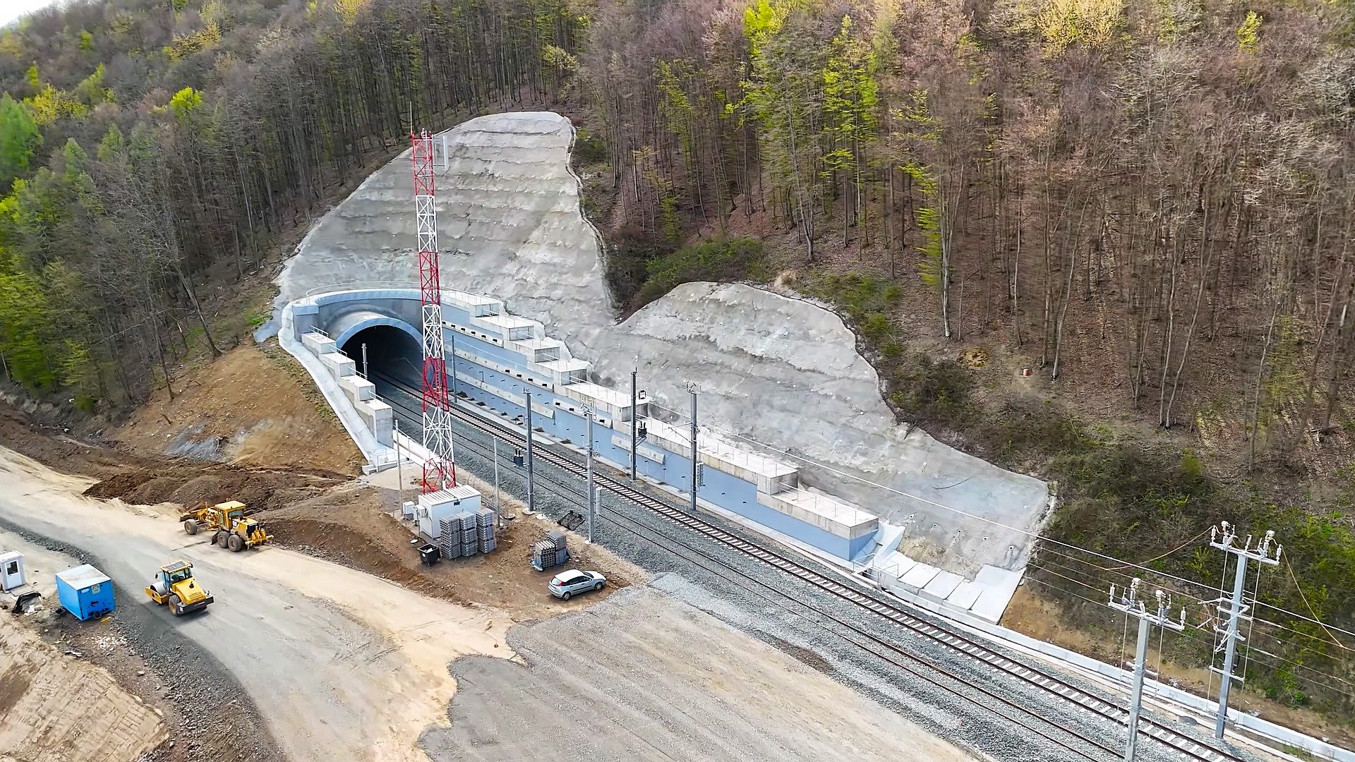 CNAIR a început construcția unui nou tunel pe autostrada Sibiu-Pitești, secțiunea Boița-Cornetu, înregistrează oficial Cristian Pistol, directorul companiei