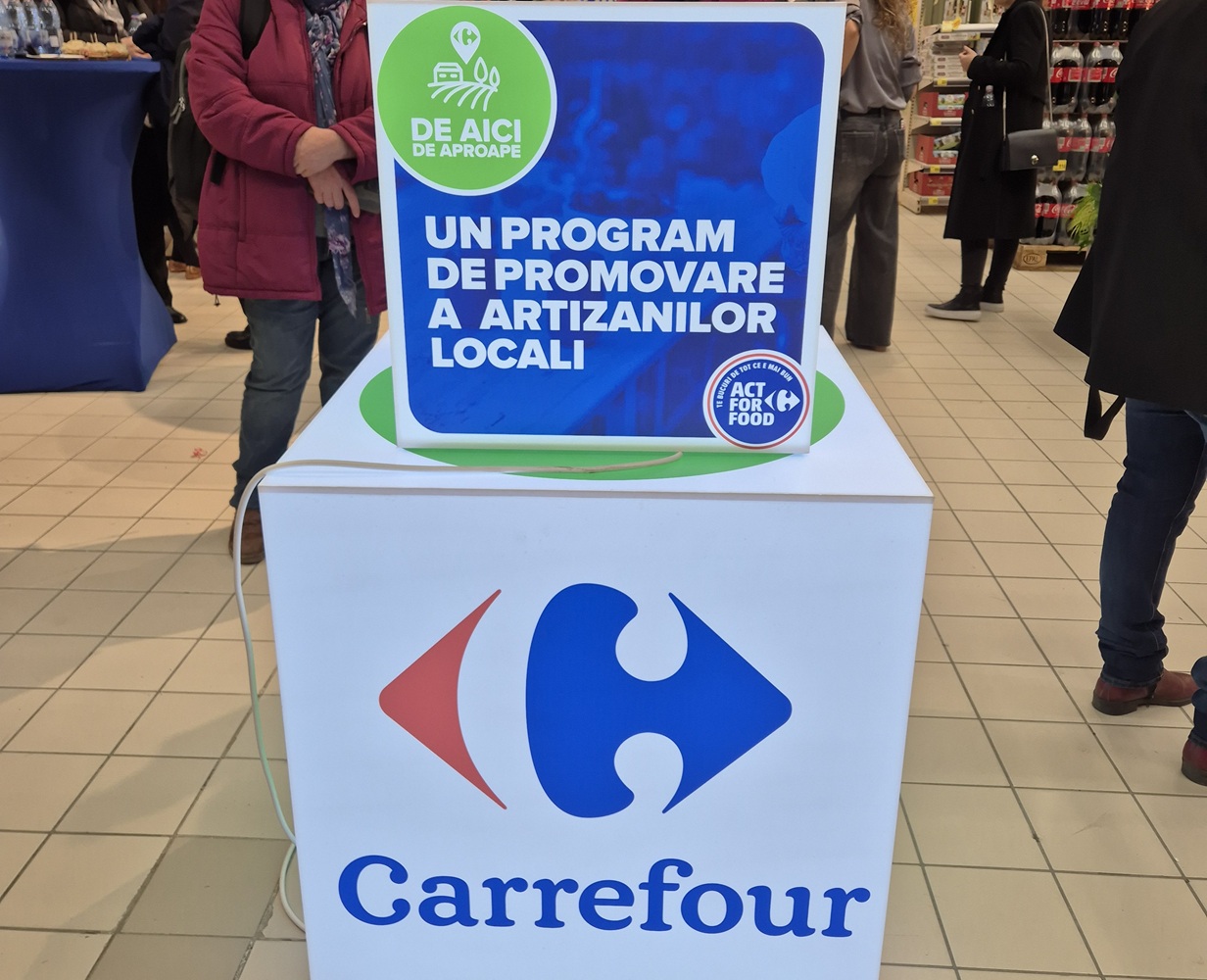Carrefour România organizează în weekendul 2-3 aprilie 2026 un eveniment dedicat artizanilor locali, intitulat „Din toată țara, la București”, ce va avea loc în hypermarketul Carrefour Băneasa