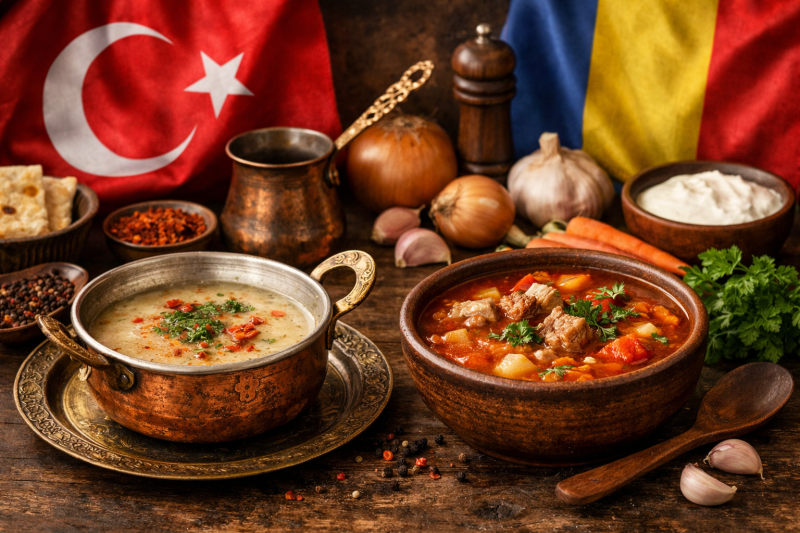 Schimbare de sens pentru cuvântul „ciorbă”: de la turcă în română De-a lungul timpului, cuvintele împrumutate din alte limbi și-au adaptat semnificația în funcție de context și utilizare