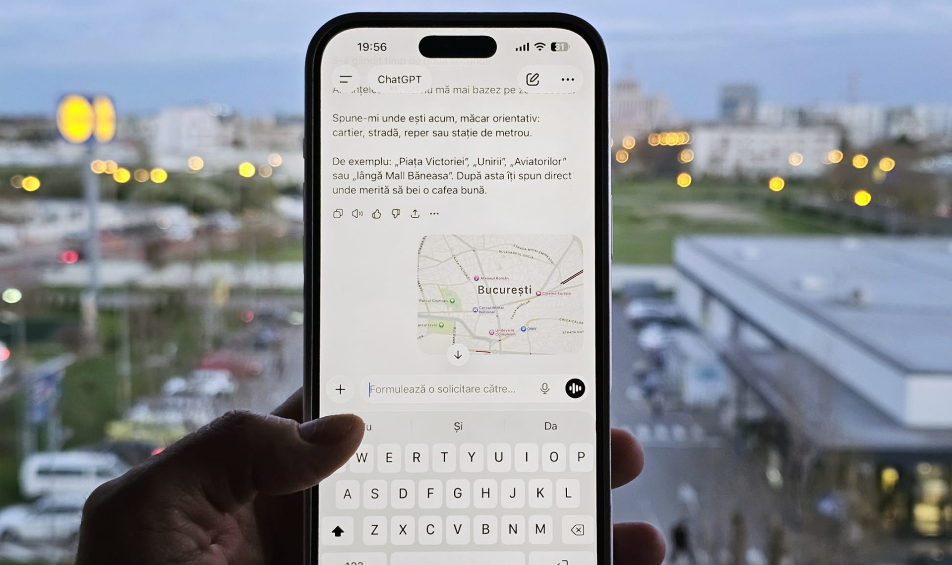 ChatGPT poate afla locația utilizatorului și fără acces permanent la datele de localizare ChatGPT, asistentul AI dezvoltat de OpenAI, are acum capacitatea de a determina poziția geografică a utilizatorului, chiar și fără permisiunea de acces constant la localizare