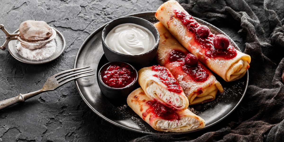 Clătite pufoase la cuptor: Rețetă rapidă cu brânză de vaci pentru pofticioși