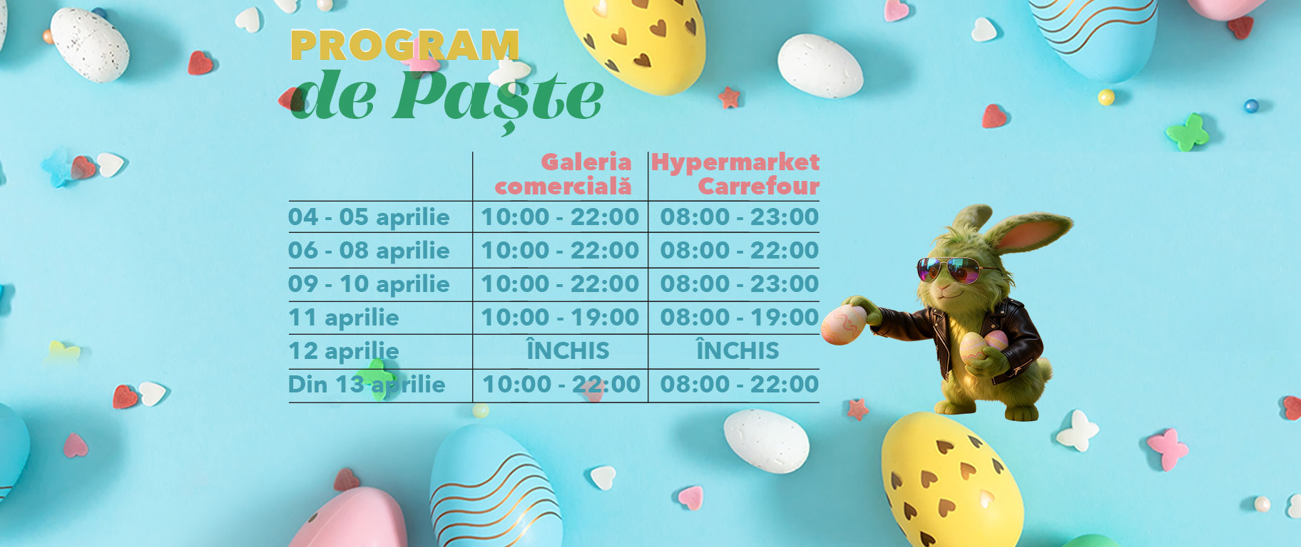 Brăila Mall, distracție de Paște: premii, activități șî program special!