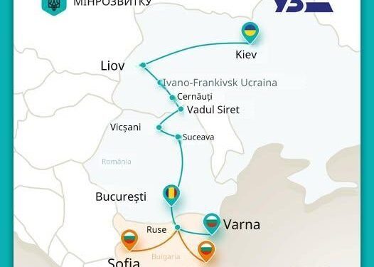 Tren Ucraina-Bulgaria, cu oprire la București: Călătorie de 30 de ore din vară