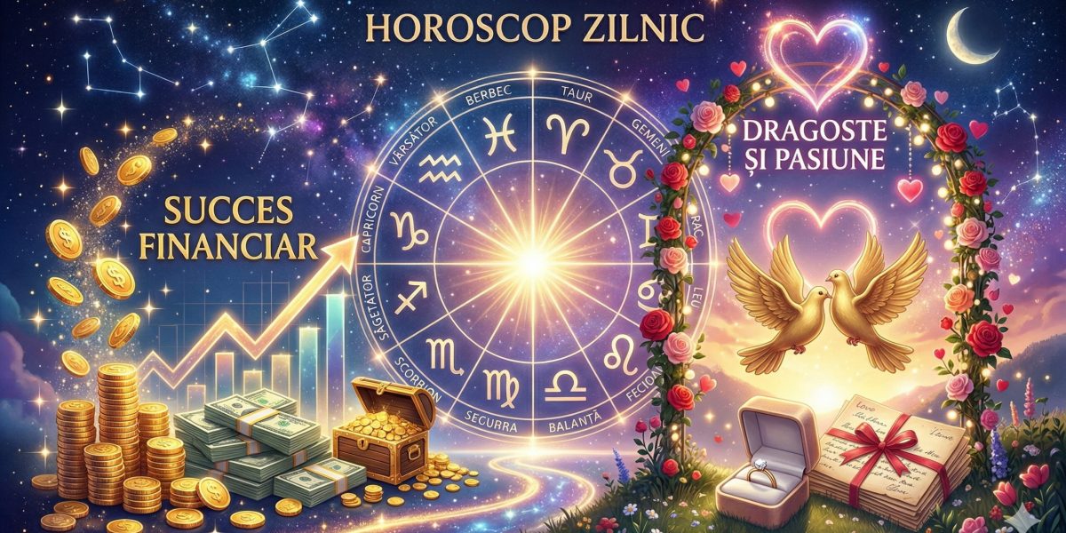 Vine ziua ZODIEI de AUR: noroc pe bandă rulantă și bani mulți!