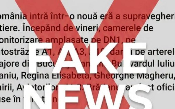 MAI: Demontăm fake news despre monitorizarea traficului, sursă de panică