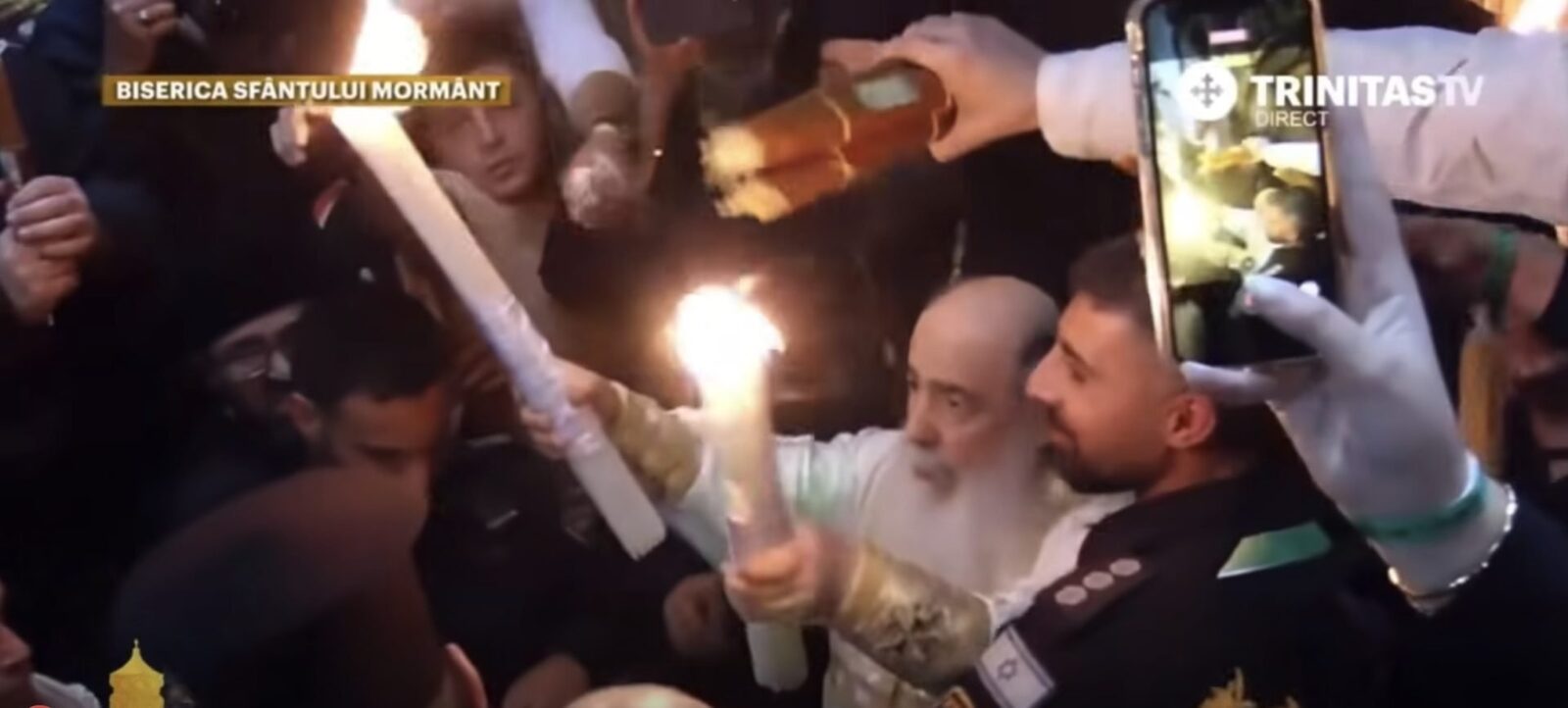 Sfânta Lumină de la Ierusalim a ajuns în România, vestind Paștele