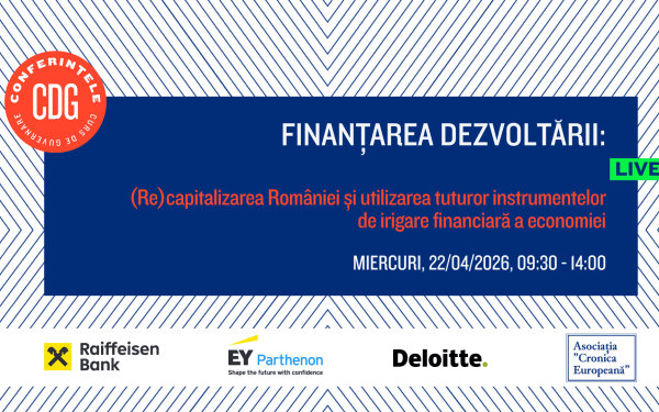 Înscrieri pentru Conferința: Cum (Re)Capitalizăm România cu fonduri UE?