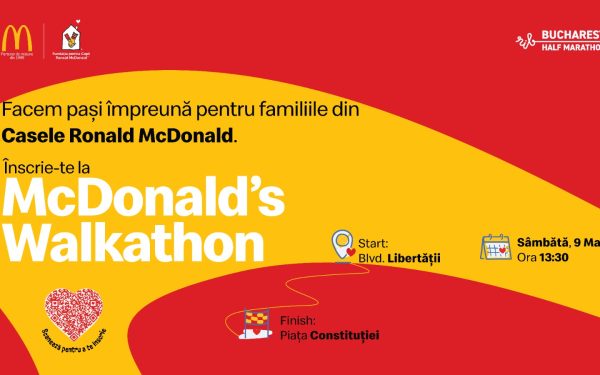 McDonald’s dă startul unei curse caritabile de 1 km la București Half Marathon
