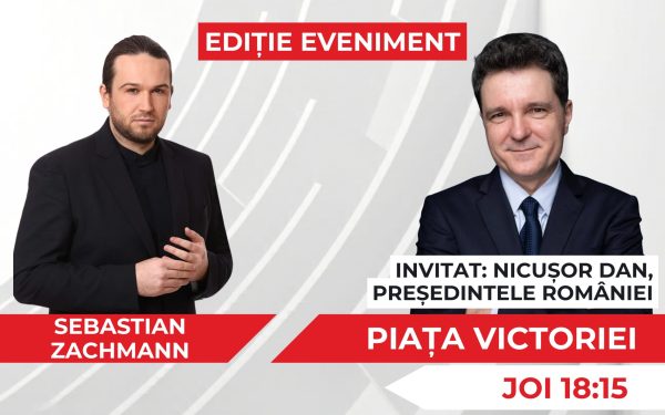 Nicușor Dan, față în față cu Sebastian Zachmann