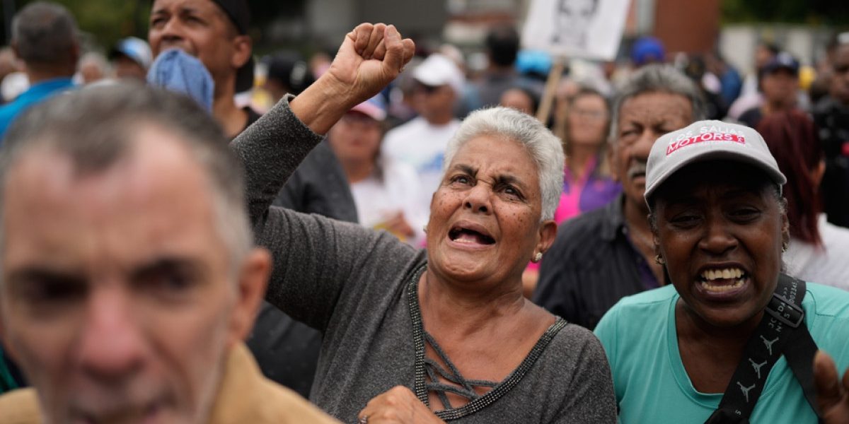 Venezuela: Protest la ambasada SUA. Revendicări pentru Donald Trump
