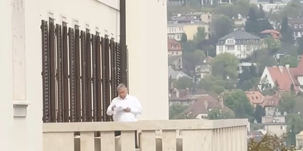 Orban, surprins pe balcon: Peter Magyar, martor la un moment neașteptat VIDEO